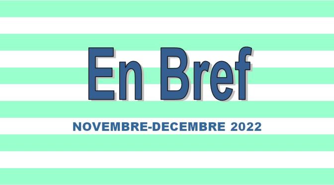 EN BREF NOVEMBRE-DECEMBRE 2022
